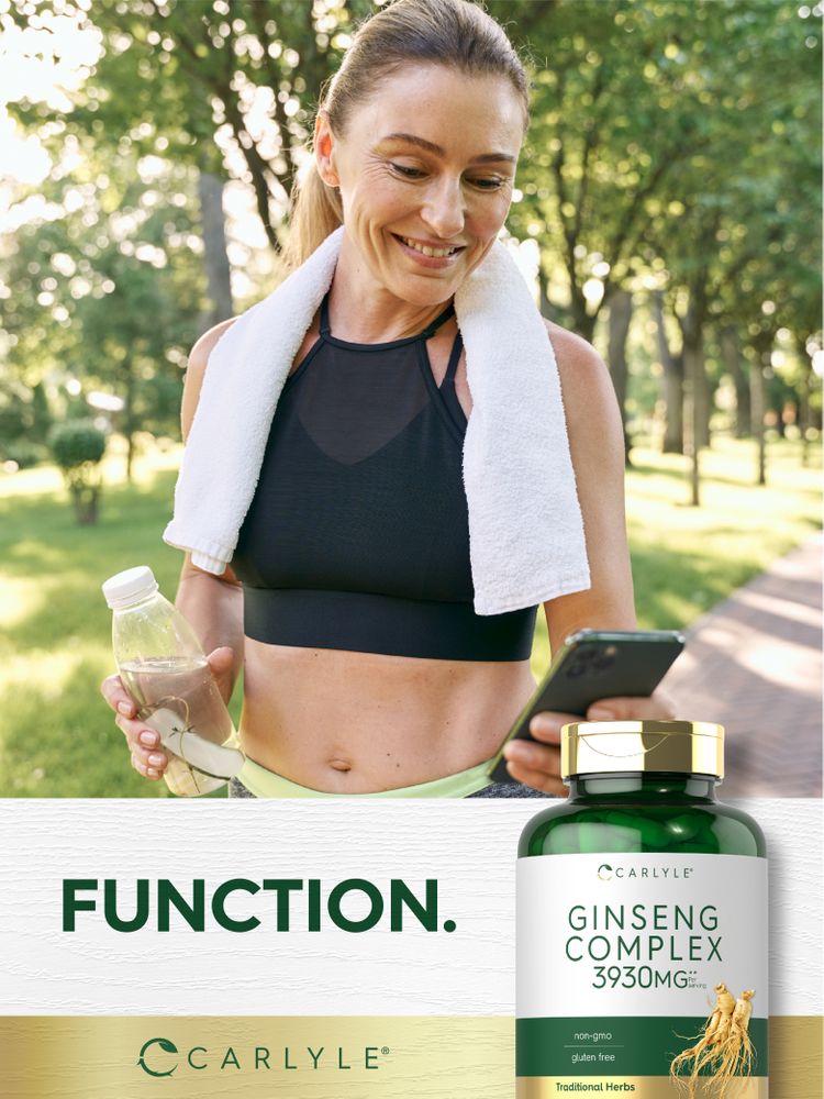 Ginseng Extract Complex 3930mg per serving | 200 Capsules