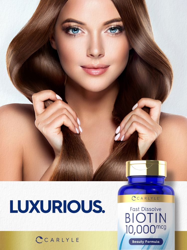 Biotina 10,000 mcg | 500 Tabletas