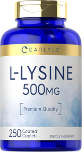 L-Lysine 500mg | 250 Caplets