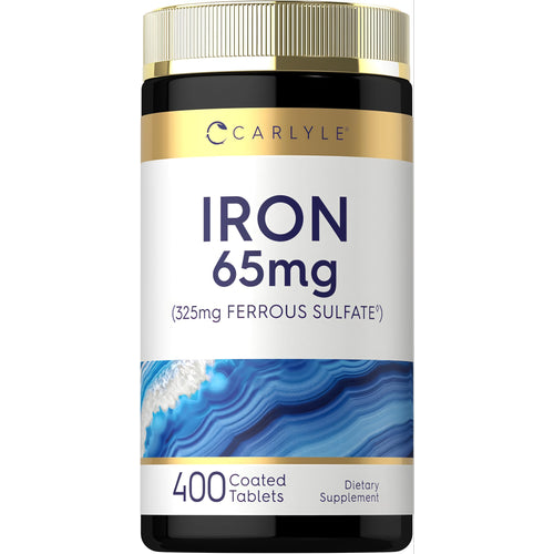View 1 Sulfato Ferroso de Hierro 65 mg | 400 Tabletas