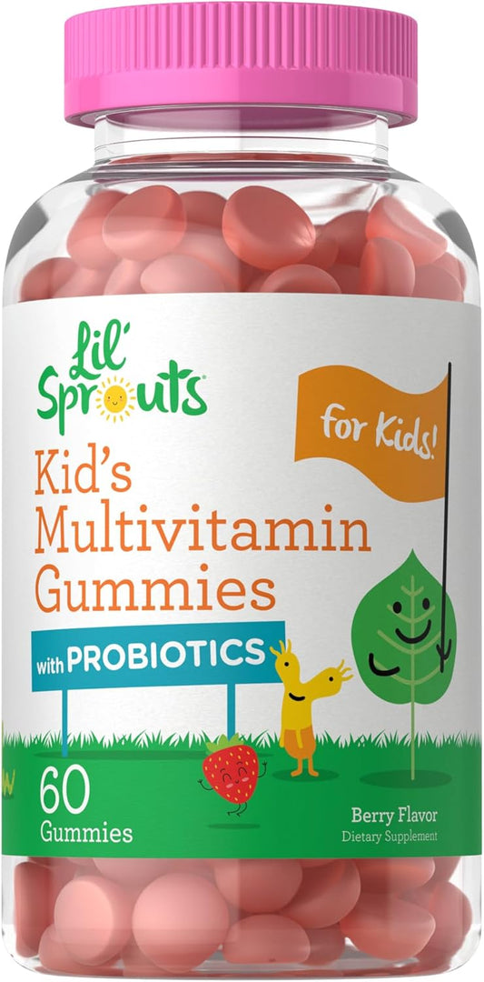 Multivitamines avec Probiotiques pour Enfants | 60 Gommes