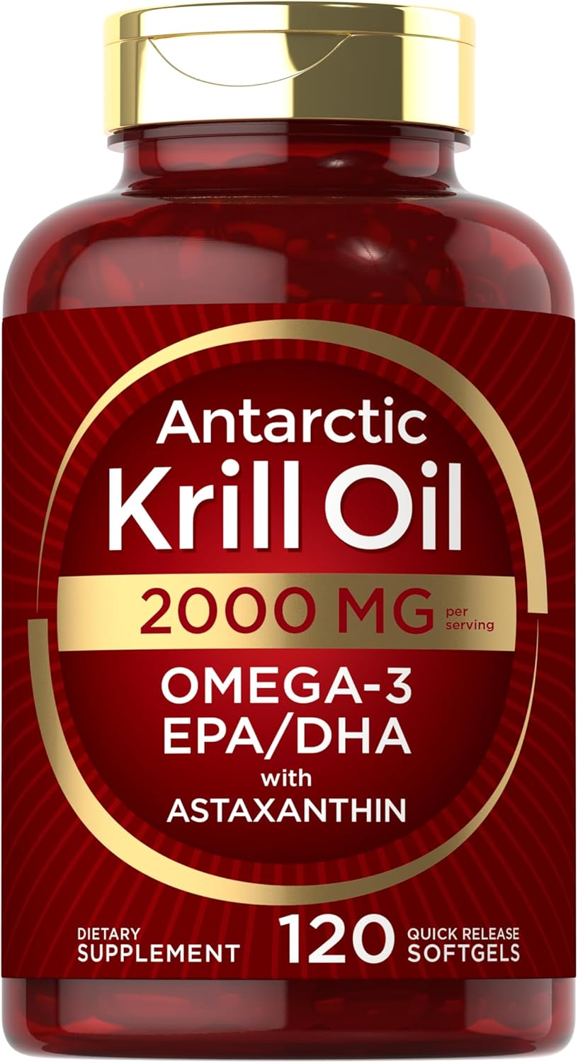 Antarktis Krillöl 2000mg pro Portion | 120 Weichkapseln