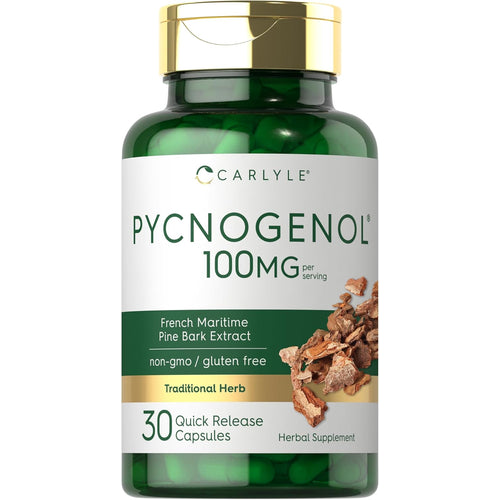View 1 Pycnogenol 100mg per serving | 30 Capsules