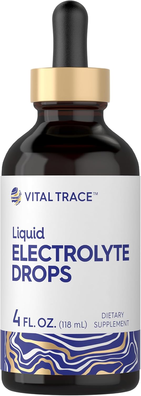 Vital Trace Liquid Electrolyte Drops bottle, 4 fl oz.