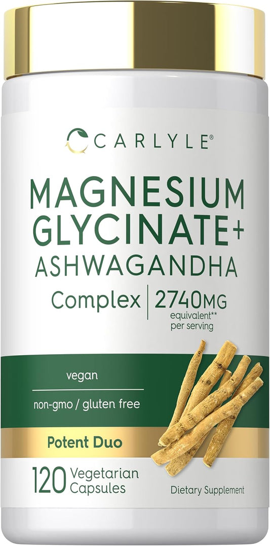 Complejo de Glicinato de Magnesio | 120 Cápsulas