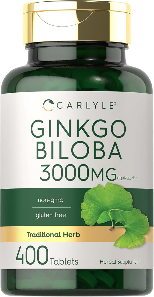 Ginkgo Biloba 3000mg | 400 Comprimés