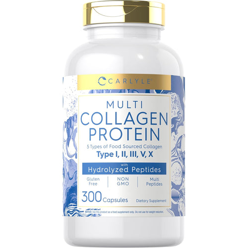 View 16 Proteína de Colágeno Múltiple | 300 Cápsulas