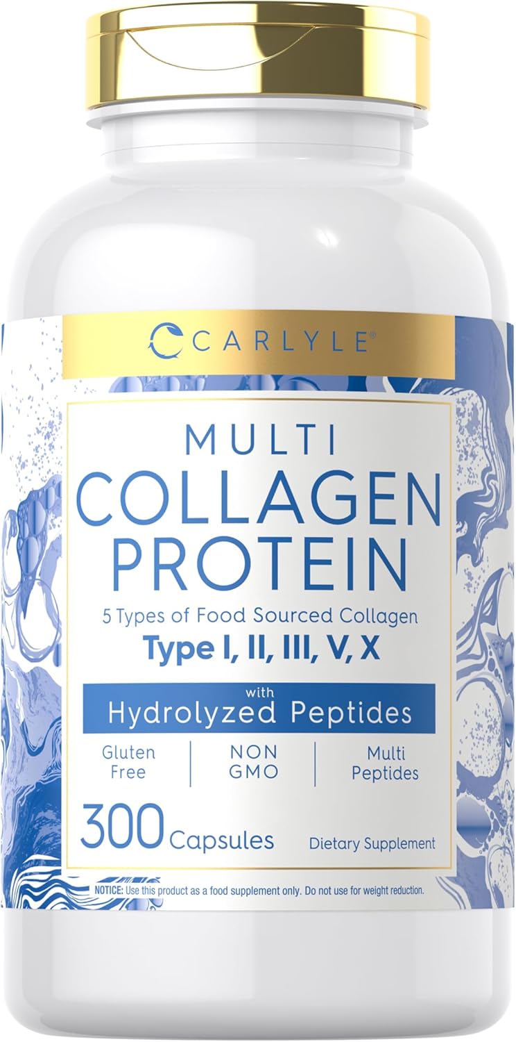 Proteína de Colágeno Múltiple | 300 Cápsulas