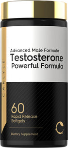 Carlyle Advanced Male Formula Testosterone, 60 rapid release softgels, powerful dietary supplement.