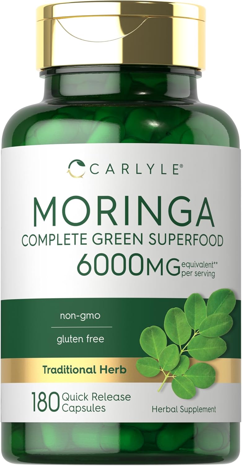 Moringa Oleifera 6000mg | 180 Capsules