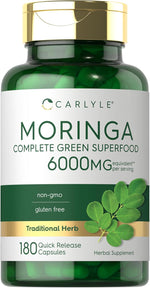 Load image into Gallery viewer, Moringa Oleifera 6000mg | 180 Capsules
