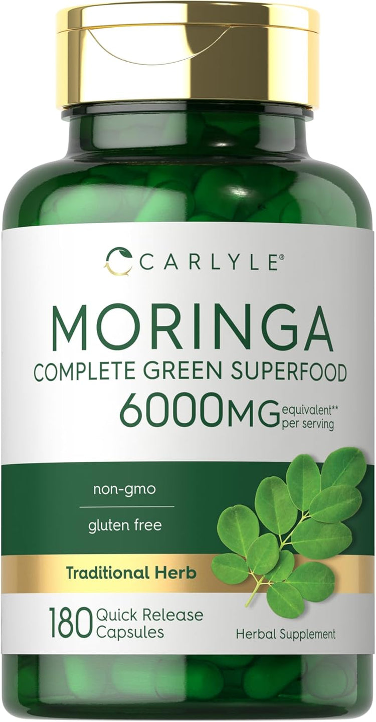 Moringa Oleifera 6000 mg pro Portion | 180 Kapseln