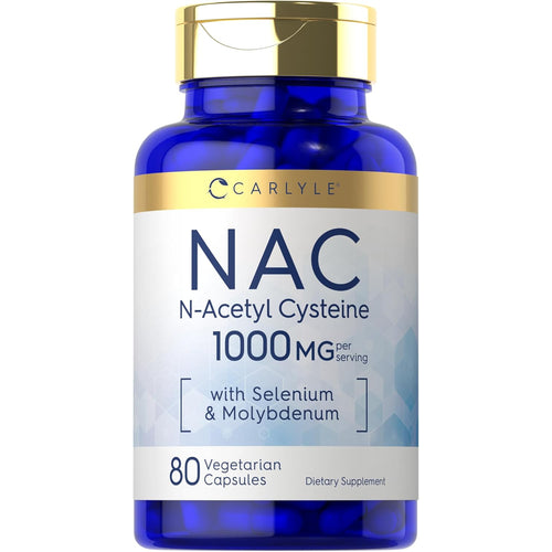 View 1 N-Acetil Cisteína 1000mg por porción | 80 Cápsulas