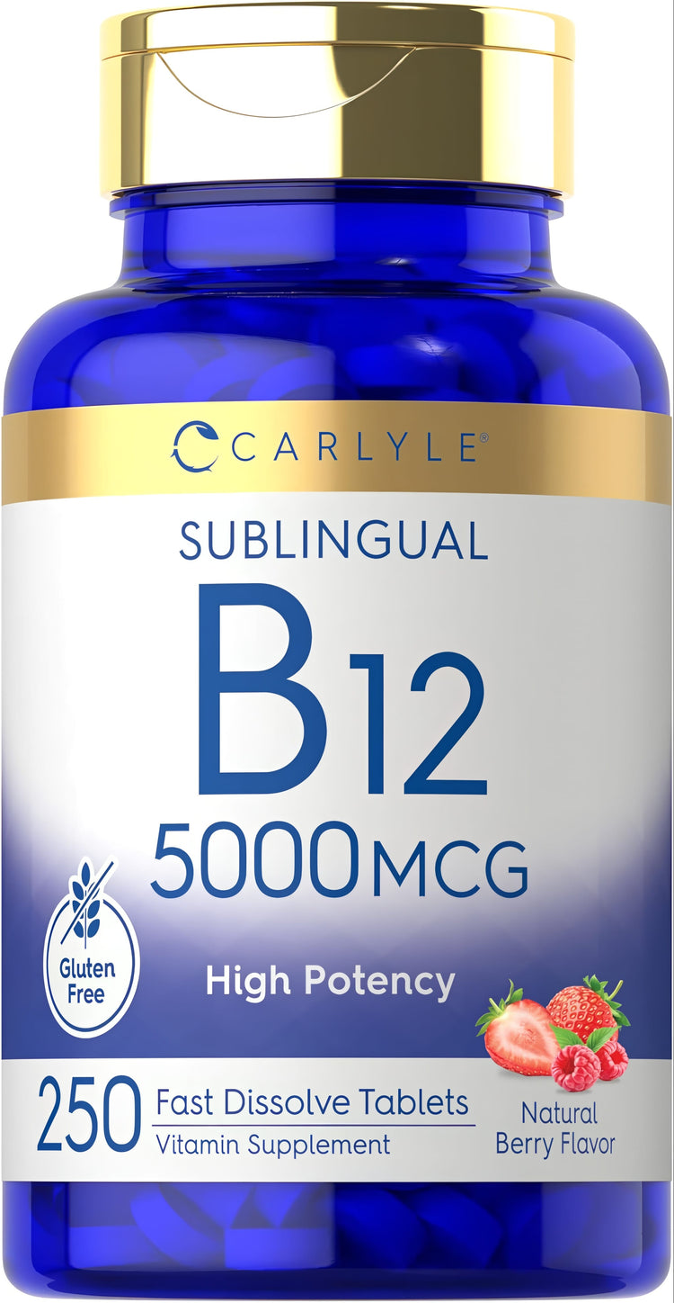 Vitamina B-12 5000 mcg | 250 Tabletas