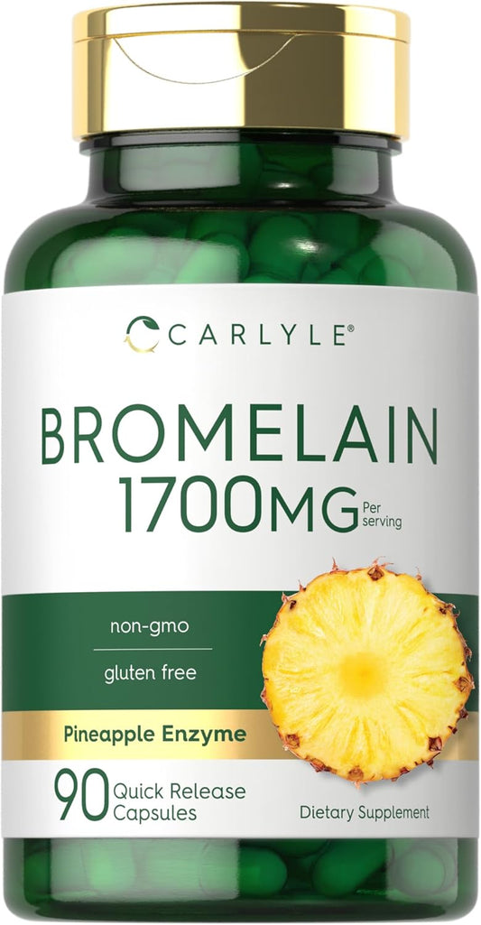 Bromelina 1700 mg por porción | 90 Cápsulas