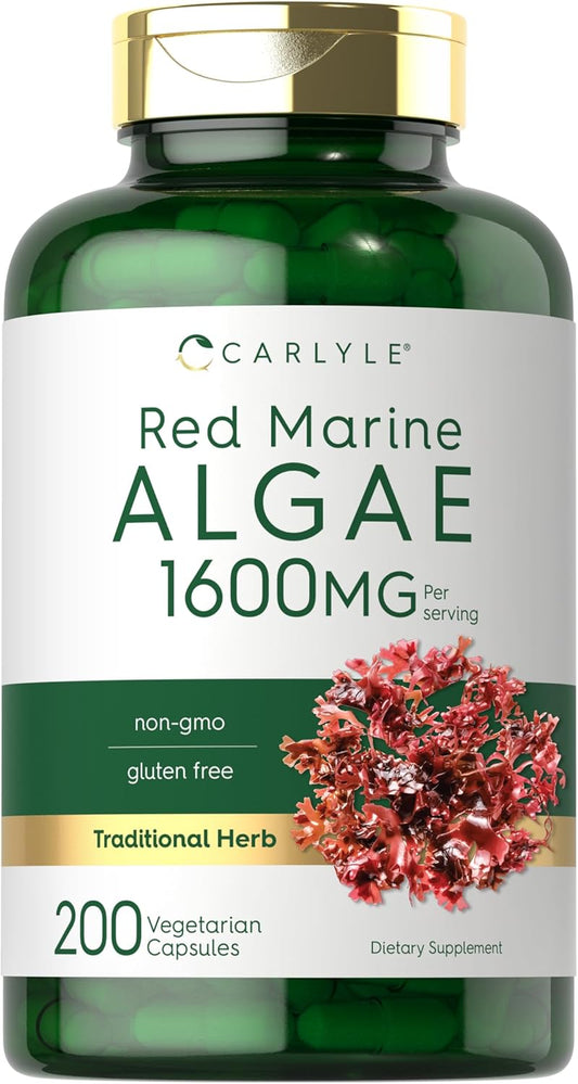 Red Marine Algae 1600mg per serving | 200 Capsules