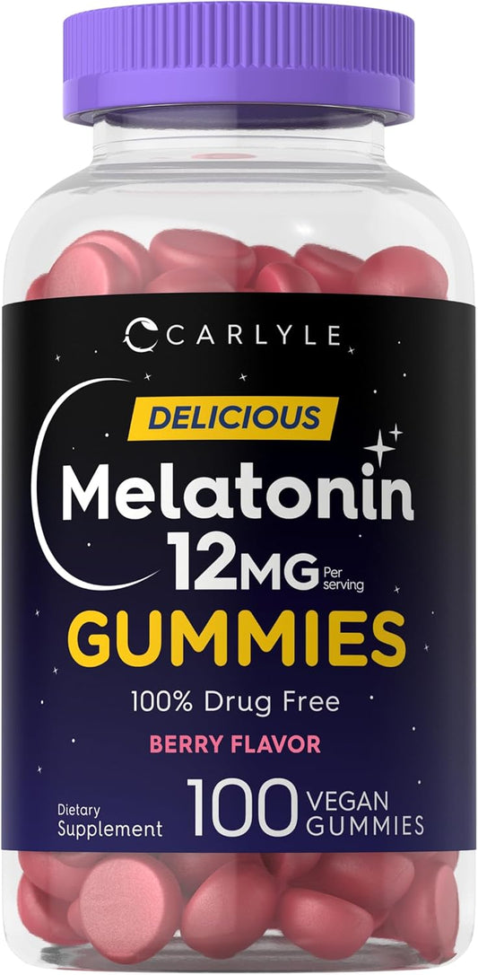 Mélatonine 12 mg par portion | 100 Gummies