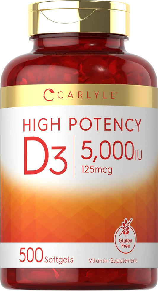 Vitamin D-3 5000IU | 500 Softgels