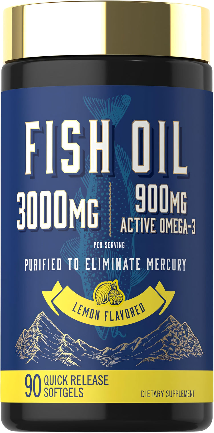 Fish Oil 3000mg per serving | 90 Softgels