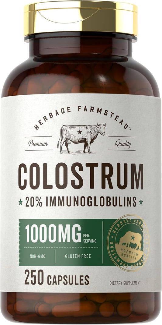 Colostrum 1000mg per serving | 250 Capsules
