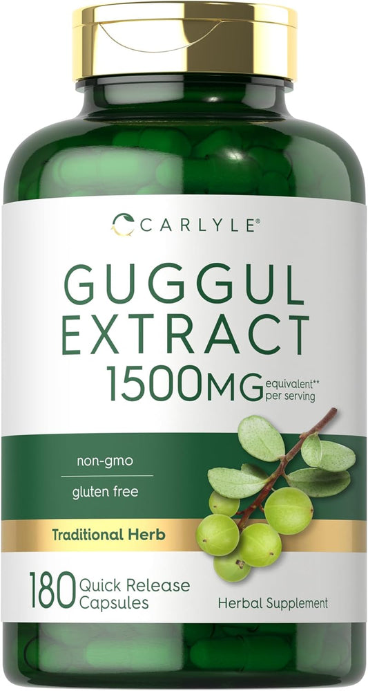 Extrait de Guggul 1500mg par portion | 180 Capsules