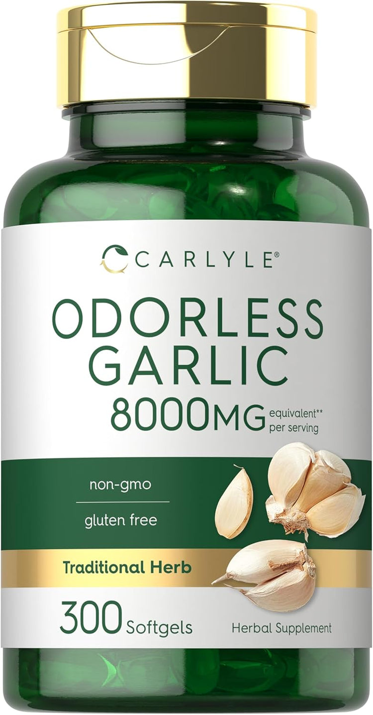 Odorless Garlic | 300 Softgels