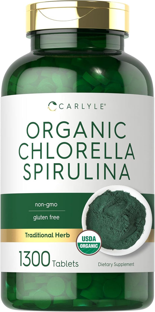 Chlorella Spirulina | 1300 Tablets