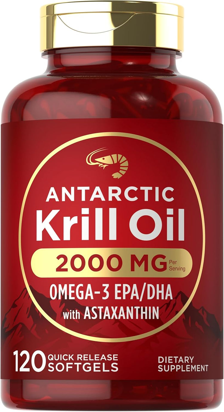 Olio di Krill Antartico 2000mg per porzione | 120 Softgel