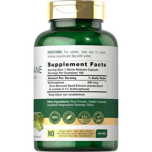 View 2 Sulforaphane Broccoli Sprout 400mcg | 180 Capsules