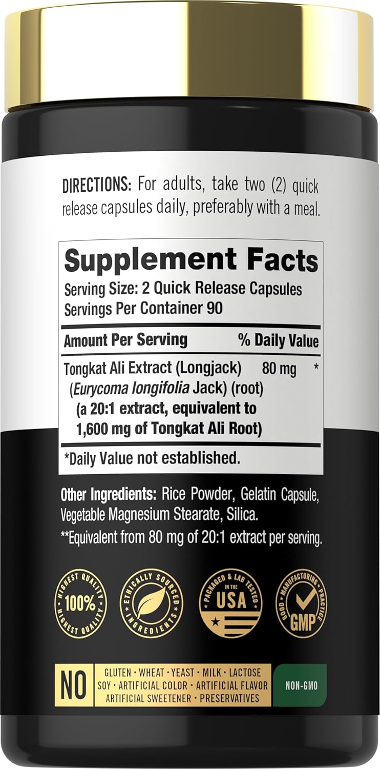 Tongkat Ali | 180 Capsules
