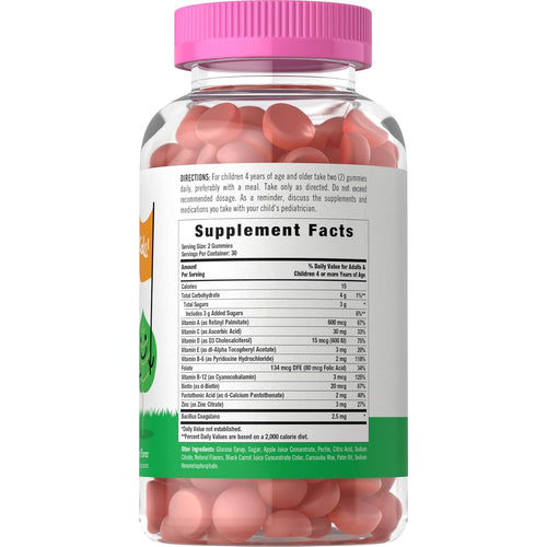 View 2 Multivitamin mit Probiotika für Kinder | 60 Gummibärchen