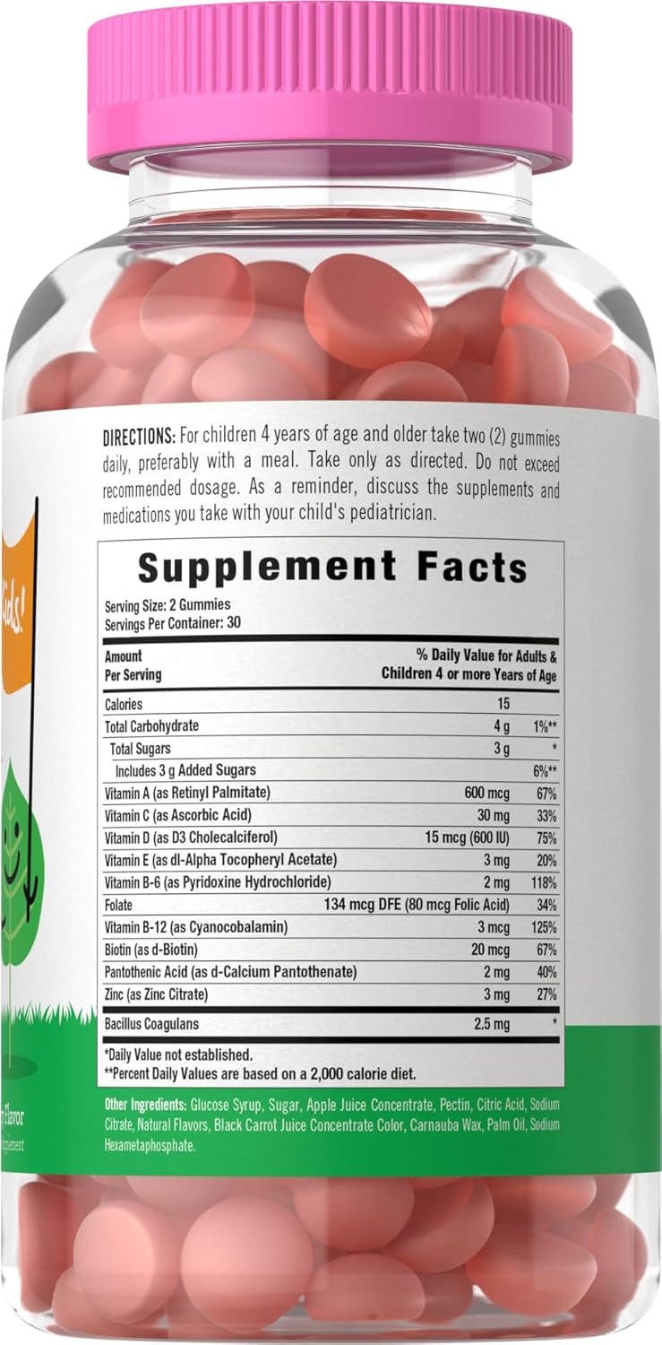 Multivitamínico com Probióticos para Crianças | 60 Gomas