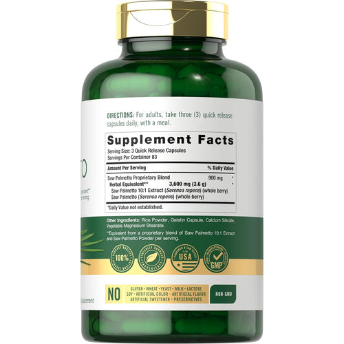View 2 Saw Palmetto Extract | 250 Capsules