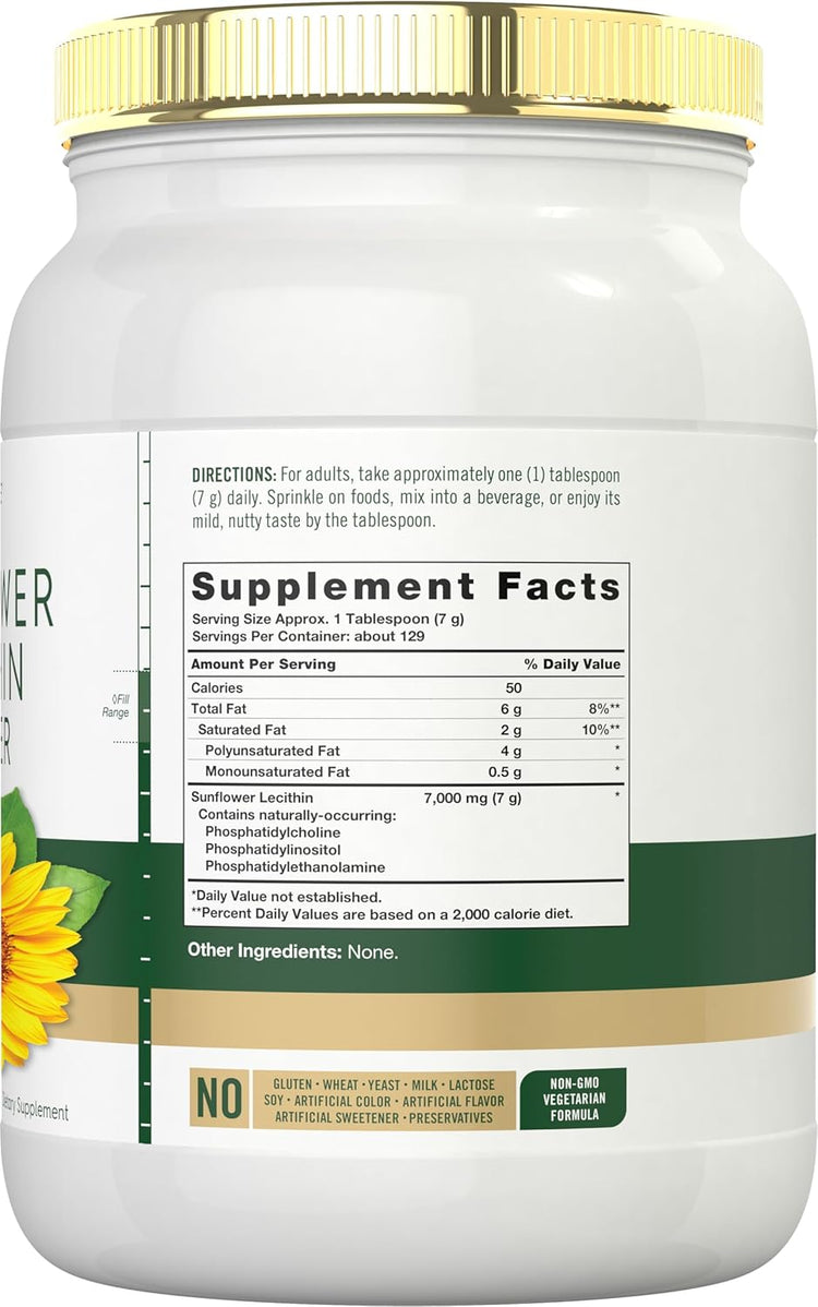 Sonnenblumenlecithin | 907 g Pulver