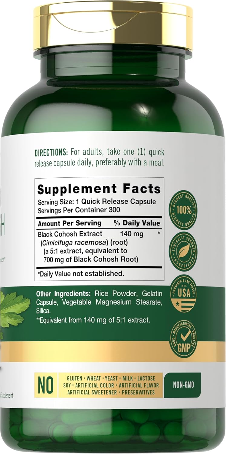 Cohosh Nero 700 mg | 300 Capsule