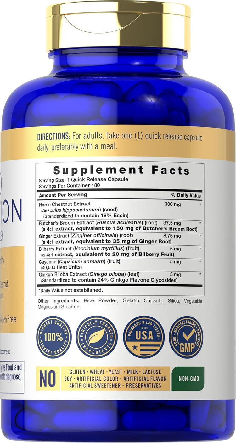 Blood Circulation Support Complex | 180 Capsules