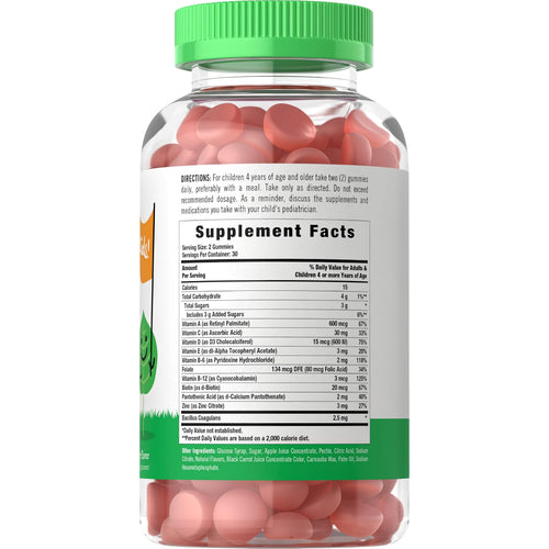 View 2 Multivitaminico con Probiotici per Bambini | 60 Gummies