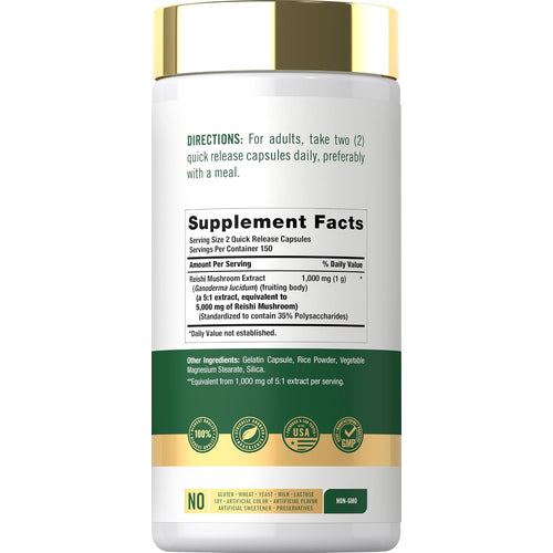 View 2 Champignon Reishi | 300 Capsules