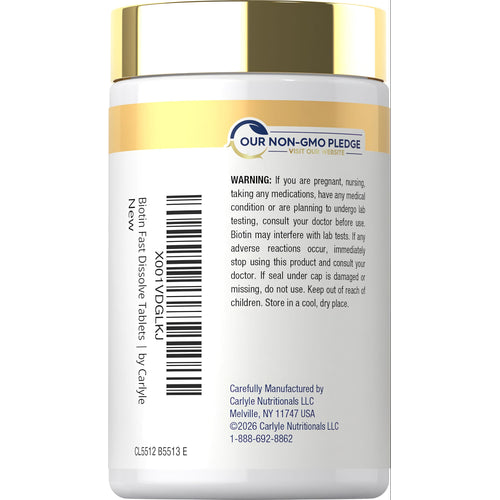 View 3 Biotina 10000mcg | 250 Comprimidos