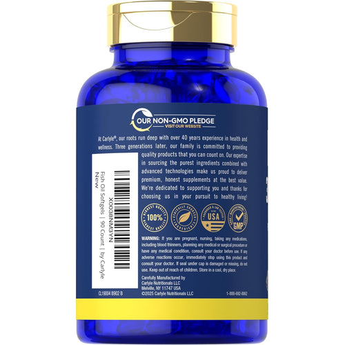 View 3 Fish Oil 3000mg per serving | 90 Softgels