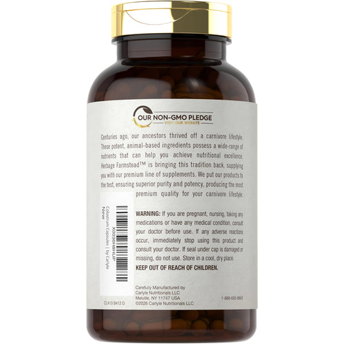 View 3 Bottle of Carlyle Colostrum (30% IGG) 1000 mg, containing 250 capsules.