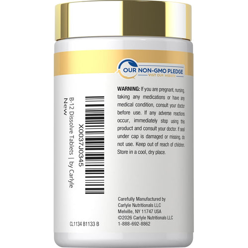 View 3 Vitamina B-12 2500mcg | 250 Tabletas