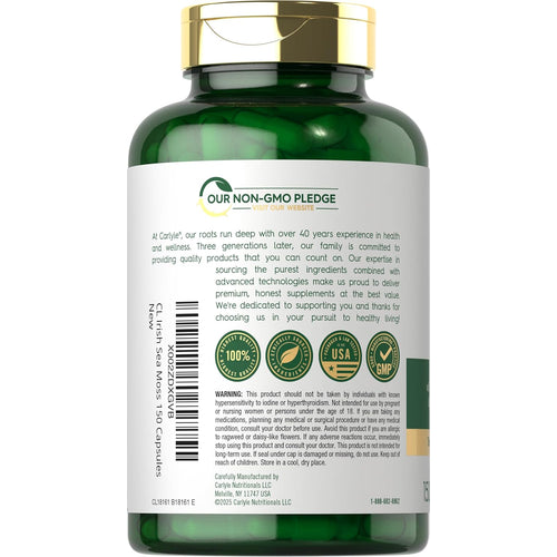 View 3 Irish Sea Moss | 150 Capsules
