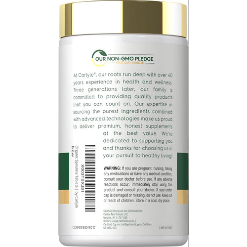 View 3 Espirulina Orgánica 3500mg por porción | 500 Comprimidos