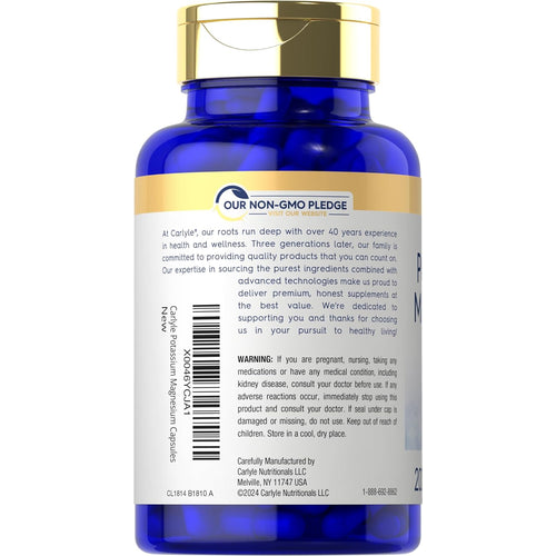 View 3 Potassium Magnesium | 200 Capsules