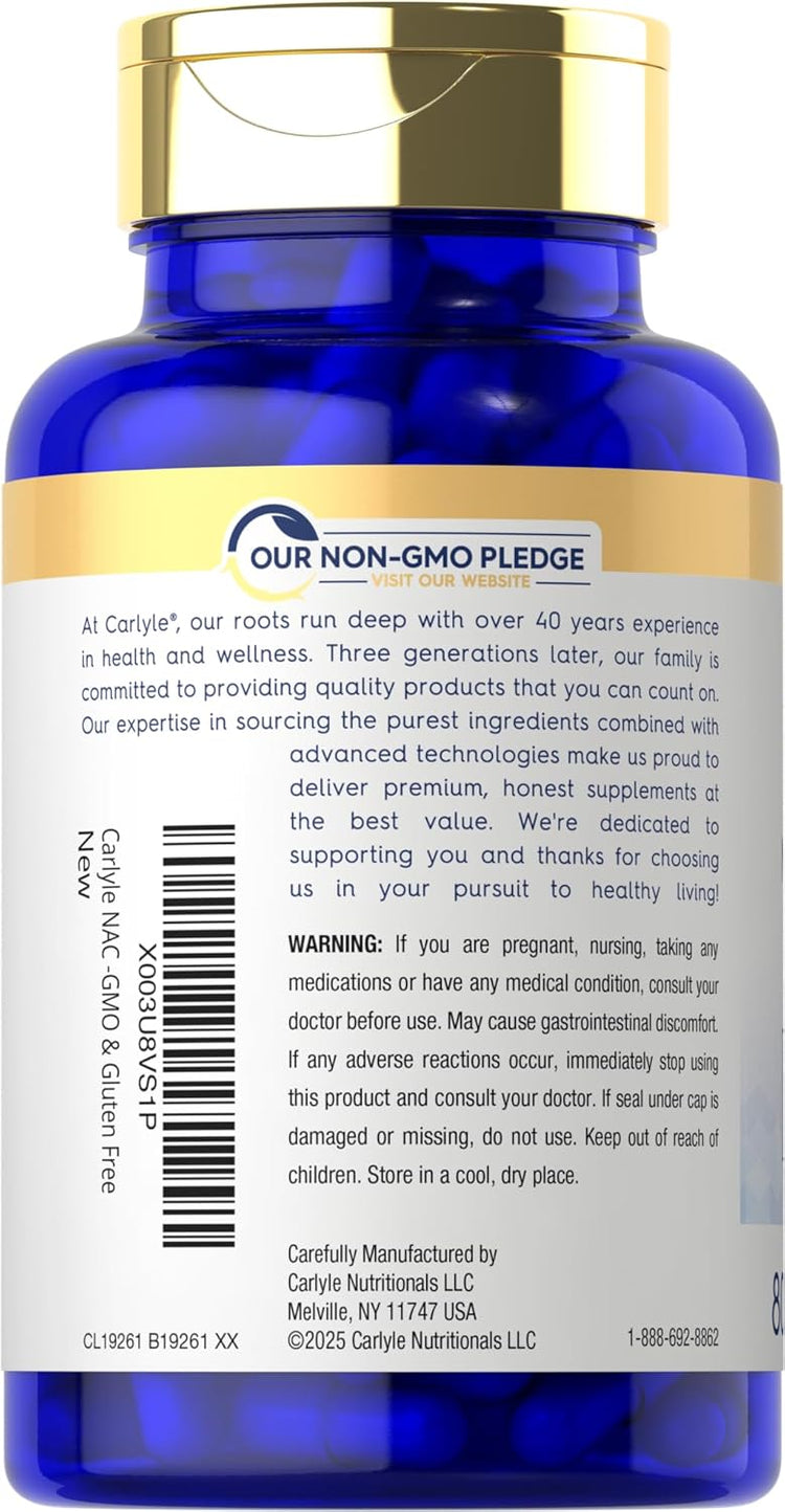 N-Acétyl Cystéine 1000mg par portion | 80 Capsules