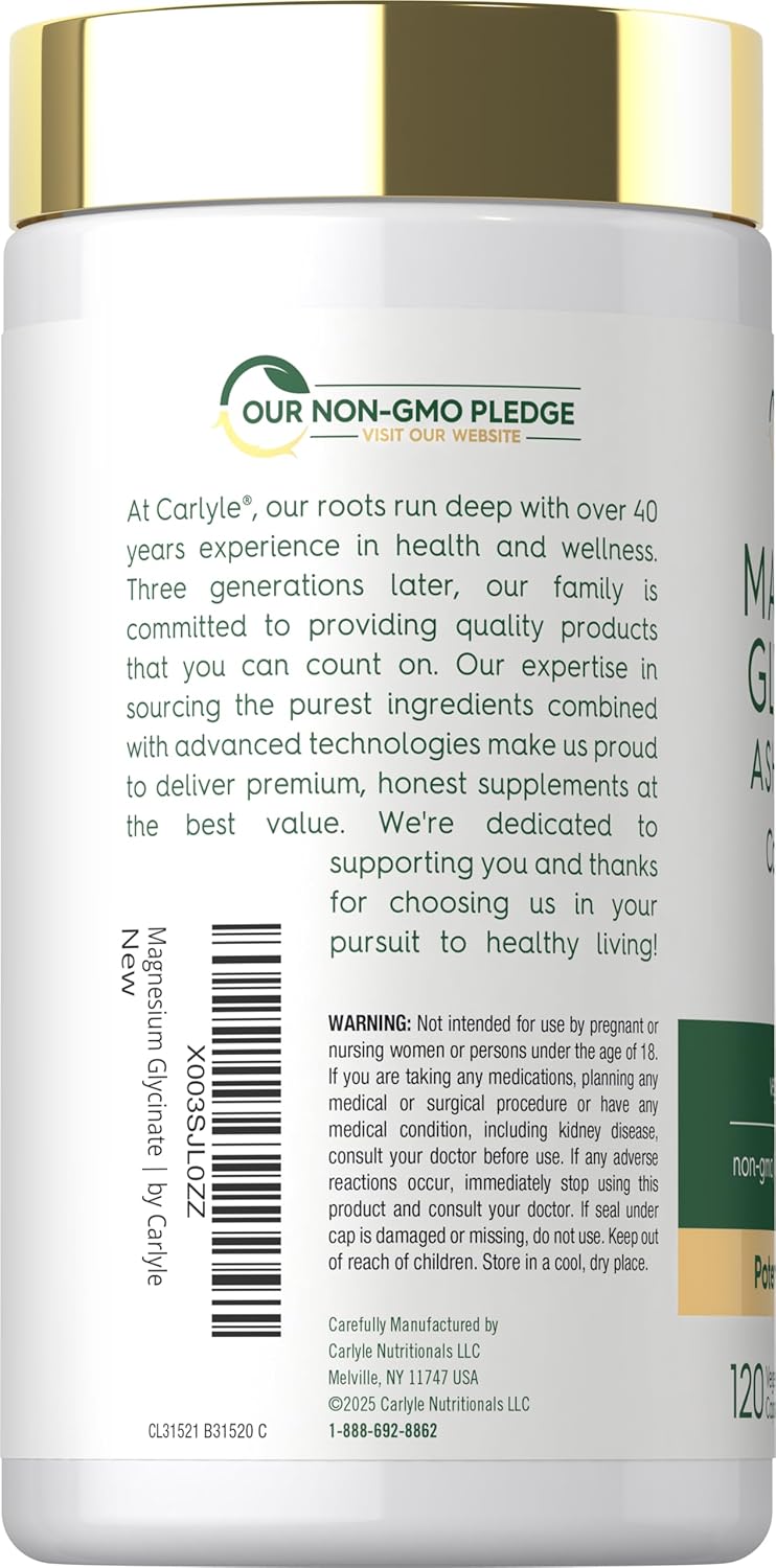 Magnesium Glycinate Complex | 120 Capsules