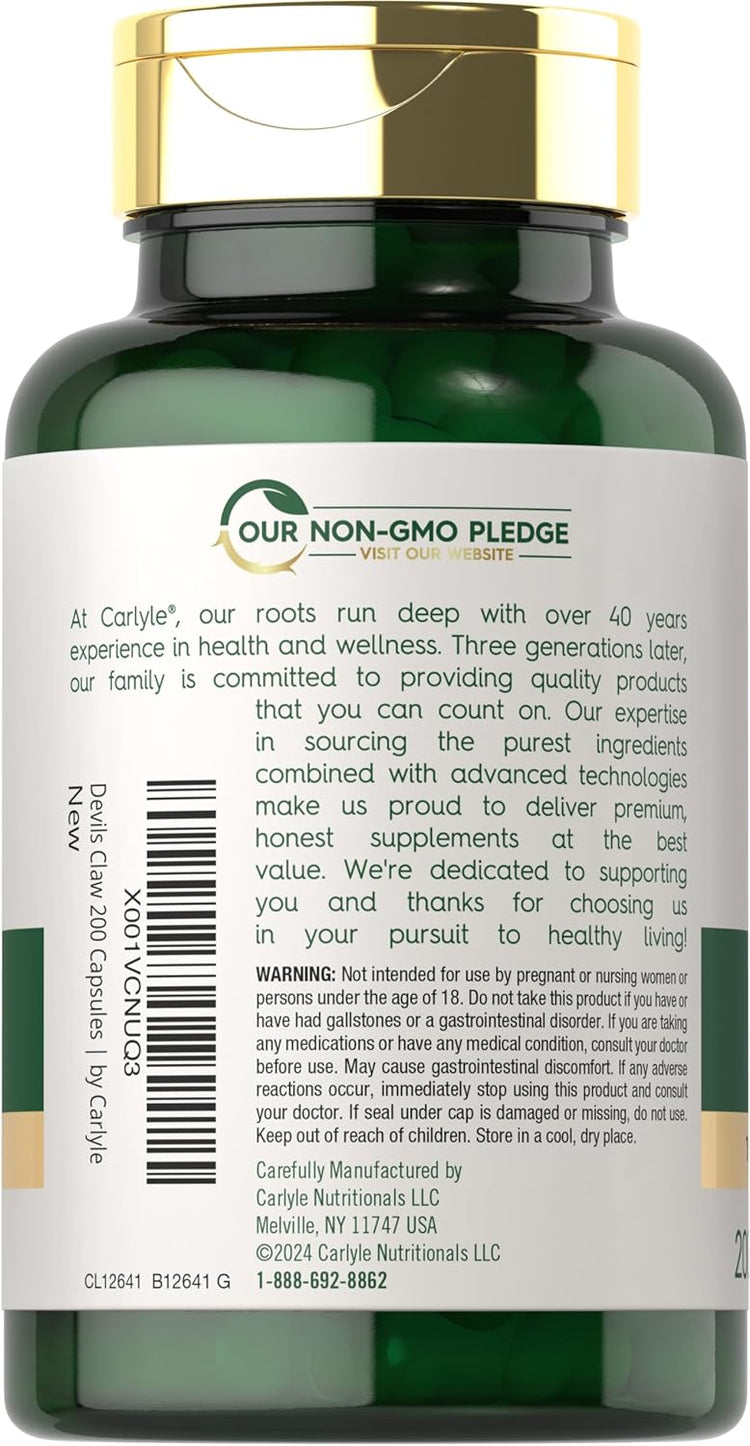 Devil's Claw 2000mg per serving | 200 Capsules
