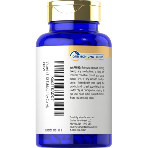 View 3 Vitamina B-12 5000 mcg | 250 Tabletas