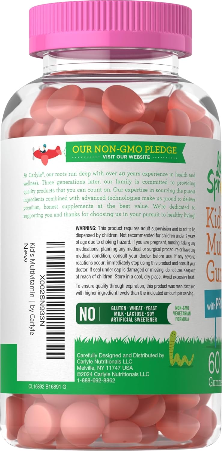 Multivitamin with Probiotics for Kids | 60 Gummies